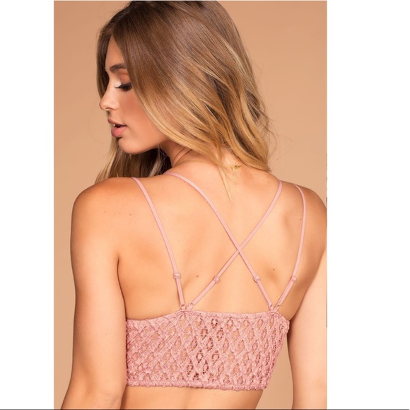 1️⃣ Left❗️Mauve Scallop Lace Bralette - Picture 4 of 6